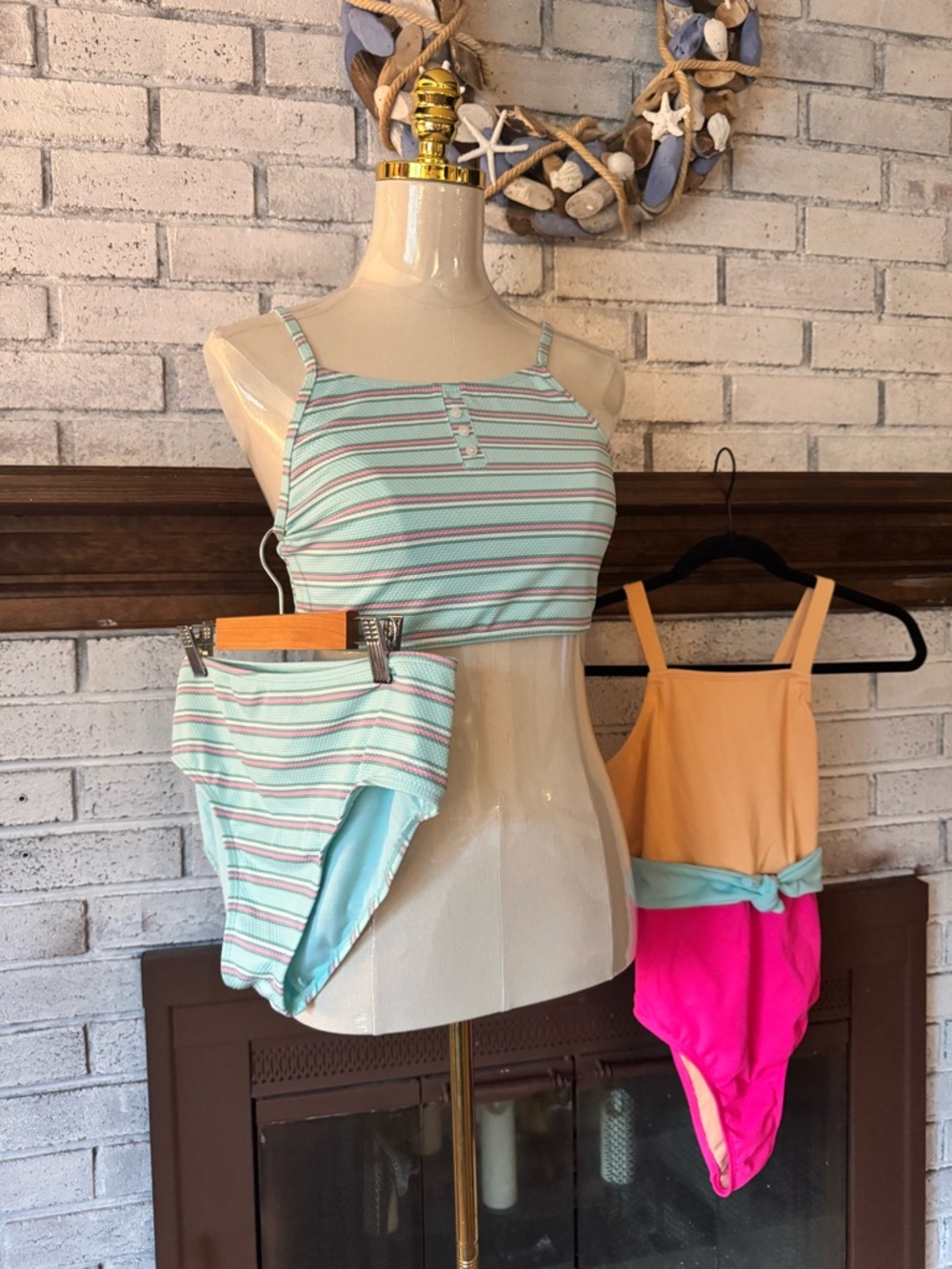 2 Pack Bathing Suits - Girls XXL (18)